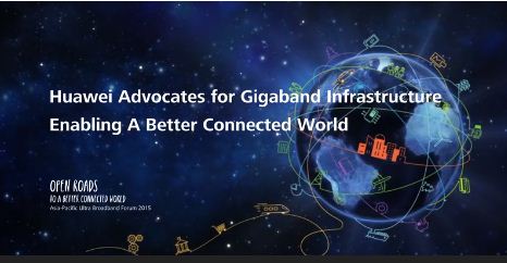 Huawei Advocates for Gigaband Infrastructure